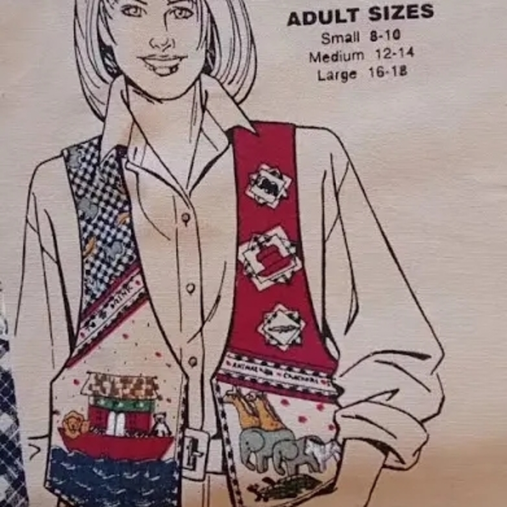 Colorful Patchwork Vest Pattern